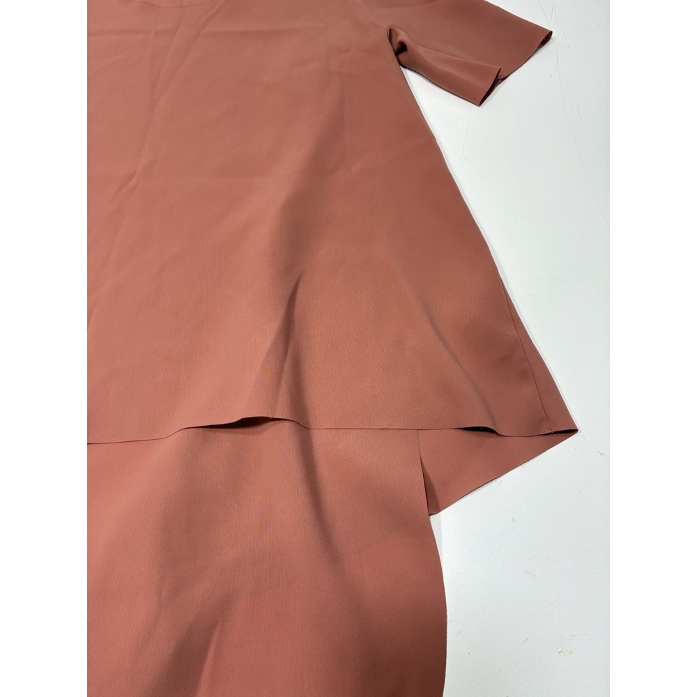 COS Womens Tunic‎ Top Mauve Pink Size 4 High Low Dressy Casual Blouse Office - Picture 3 of 11